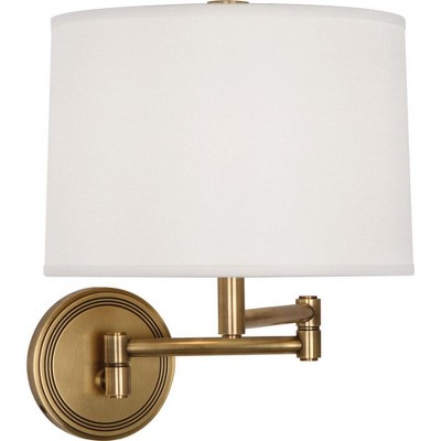Robert Abbey Lighting Sofia - Light Swing Arm Lamp in  Antique Brass