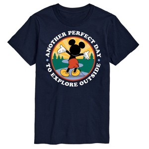 Men's - Disney - Perfect Day Explore Outside Short Sleeve Graphic T-Shirt - 1 of 4