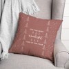 Creative Products It's the Most Wonderful Time of the Year Red 18 x 18 Indoor / Outdoor Pillow - 3 of 3