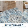 Area Rugs Washable Living Room Rugs,Vintage Floral Bedroom Rugs Indoor Accent Large Carpet Table Soft Non Slip Retro Floor Cover - 3 of 4