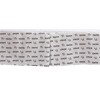 Bacati - Love Black/white kisses n hugs Crib/Toddler Bed Skirt - 3 of 3