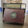 Officially Licensed "US ARMY" Medallion Genuine Leather Classic Handmade Wallet - Trifold Brown - 2 of 3