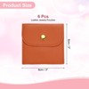 Unique Bargains PU Leather Soft Mini Jewelry Storage Pouches 6 Pcs - 2 of 4