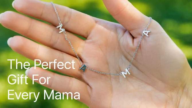 Benevolence LA Mama Stud Earrings 14K Gold Mama Jewelry Designed in California , 2 of 8, play video