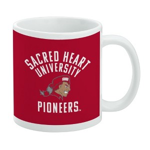 Sacred Heart University Pioneers Logo Ceramic Coffee Mug Novelty Gift Mugs for Coffee Tea and Hot Drinks 11oz White - 1 of 4
