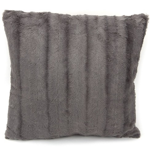 Pillows, Set Of 2, 18 X 18 Square, Insert Included, Decorative Throw,  Accent, Sofa, Couch, Bedroom, Grey Hypoallergenic Polyester, Modern