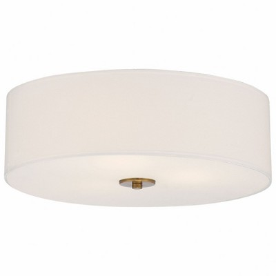 Access Lighting Mid Town 3 - Light Flush Mount in  Antique Brushed Brass