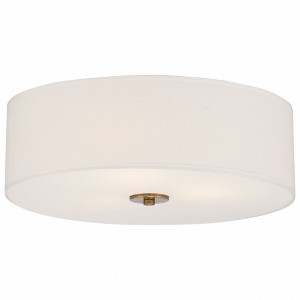 Access Lighting Mid Town 3 - Light Flush Mount in  Antique Brushed Brass - 1 of 4