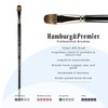 Creative Mark Hamburg Premiere Professional Oil Painting Brushes - Filbert Oil Paint Brush - Handmade in Germany, Natural & Synthetic Hair Blend, Long - 2 of 4