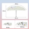 Unique Bargains Compact Umbrella Windproof Folding Lightweight for Travel - 2 of 4