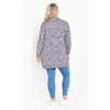 Avenue Women's Plus Size Lia Popcorn Cardigan - 4 of 4