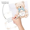 Big Dot of Happiness We Can Bearly Wait - Shaped Thank You Cards - Teddy Bear Baby Shower Thank You Note Cards with Envelopes - Set of 12 - 2 of 4