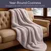 Solid Soft Heavy and Thick Plush Mink Throw Blanket - Trademark Global - 3 of 4