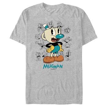 Boy's Cuphead Grim Matchstick in Fiery Frolic Poster Graphic Tee