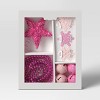 12pc Christmas Mini Tree Decor Trim Set Pink - Wondershop™ - 3 of 4