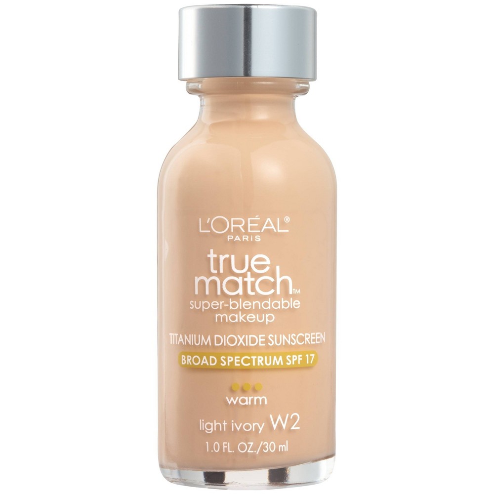 UPC 071249078563 product image for L'Oreal Paris True Match Super-Blendable Foundation Makeup with SPF 17 - W2 Ligh | upcitemdb.com