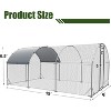 Acekool Walk-In Animal Coop - 18'L Outdoor Chicken Cage with Weatherproof Cover - 2 of 4
