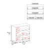 Grungis 4-Drawer Dresser with Storage,Minimalist Chest of Drawers with Spacious Storage and Modern Handles for Bedroom Living Room - 3 of 4