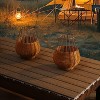 JONATHAN Y Elian 10" Decorative Indoor/Outdoor Faux Wicker Rechargeable/Cordless Dimmable Integrated LED Table Lamp - 2 of 4