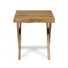 Dracelo Patio End Table Teak - 2 of 4