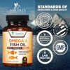 Omega 3 Fish Oil Capsules 3x Strength 2400mg EPA & DHA, Highest Potency - 60 Softgels;120 Softgels;180 Softgels - 4 of 4