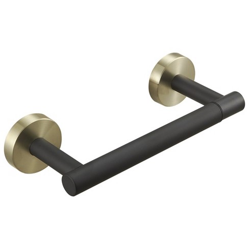 BWE Double Post Pivoting Wall Mounted Towel Bar Toilet Paper Holder - image 1 of 4