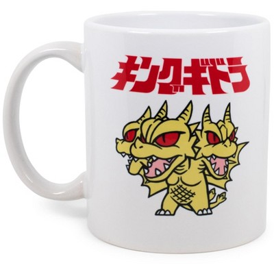 Surreal Entertainment Godzilla Chibi King Ghidorah Ceramic Mug Exclusive | Holds 11 Ounces