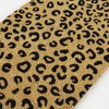 Balta Rugs 1'5"x2'5" Leopard Animal Print Natural Papilio Coir Doormat - 3 of 4