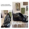 Generic Hobo Bags, Foldable Vegan Leather Shoulder Handbag, Stylish Slouchy Tote Purses - 4 of 4