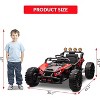 24V Kids Electric UTV, Kids Ride-on Toy Vehicle, 130W Powerful Electric Vehicle with Remote Control, LED Lights, Shock Absorber, Music - 2 of 4