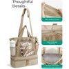 Beach Bag with Cooler, Mesh Beach Tote Bag with Zipper and Pockets Large and Packable - 4 of 4