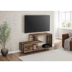 Sapphtopaz Modern TV Stand for TVs Up to 69" 3-Levels Open Shelves Media Entertainment Center with Storage Drawer TV Stands for Living Room - 1 of 4