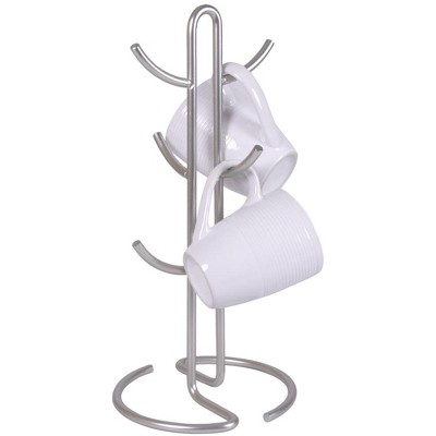 Home Basics Simplicity Collection Satin Nickel Mug Tree