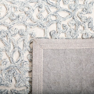 Ivory Hand-Tufted Wool 8' x 10' Area Rug