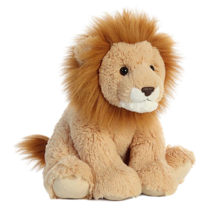 Aurora Medium Lion Cuddly Stuffed Animal Brown 11.5", 2 of 3