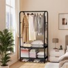 67.7" Clothing Rack with Shelves, Heavy Duty Freestanding Garment Rack, Metal Clothes Hanger Organizer for Bedroom, Office, Living Room - 2 of 4