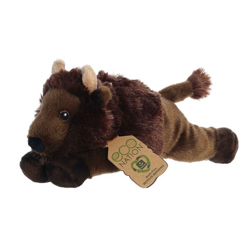 Aurora Small Eco Softies Bison Eco Nation Eco-friendly Stuffed Animal ...