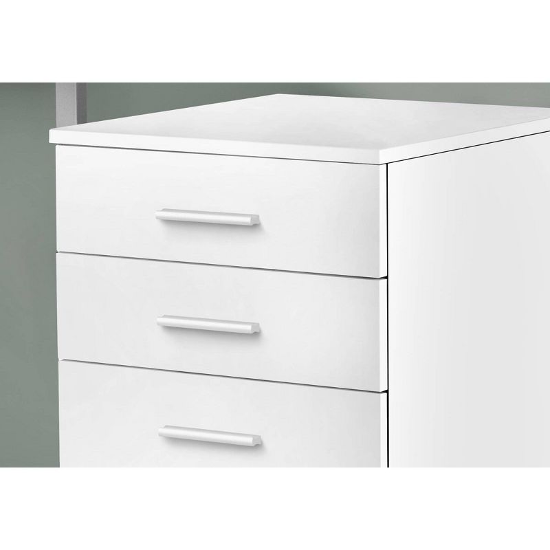 24" 3 Drawer Filing Cabinet with 2 Locking Casters - EveryRoom, 4 of 7
