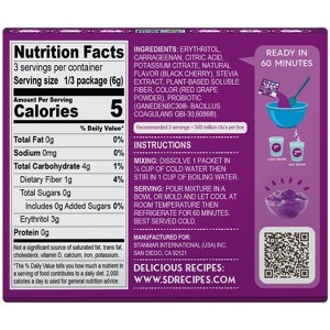 Simply Desserts Sugar-Free Black Cherry Jel, 6-Pack – Vegan Dessert, Keto Snacks, Diabetic Friendly & Kosher, 1.7 Oz Ea - 1 of 4