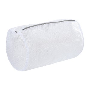 Unique Bargains Folding Thickened Mesh Laundry Bag 488 Cubic-ines White 1 Pc - 1 of 4