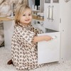 Whisen Large Play Kitchen with Full Set of Appliances for a Modern Day Pretend Kitchen, Tons of Storage, Gift for Kids - White & Silver - 3 of 4
