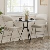 homfan  Folding Chairs With Padded Cushion and Back, Metal Frame Hold Up to 350 Lbs - 4 of 4