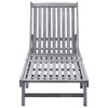 vidaXL Sun Lounger Solid Acacia Wood - 2 of 4