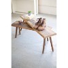 Recycled Wood Accent Tables 16"H – Rustic Farmhouse Entryway Tables, Set of Two by Kalalou - 2 of 3