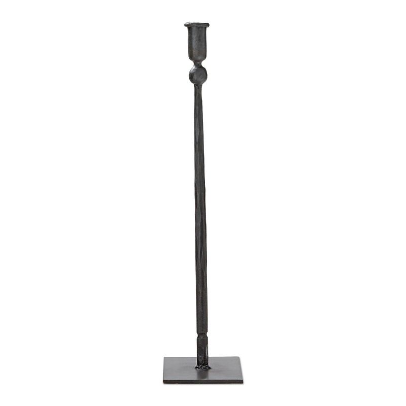 tag Tribeca Black Iron Taper Candle Holder Tall, 19.2H inches., 1 of 3