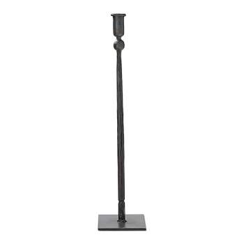 tag Tribeca Black Iron Taper Candle Holder Tall, 19.2H inches.