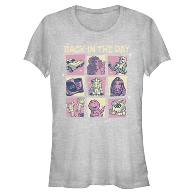 Juniors Mattel Retro Classic Toys Back in the Day T Shirt