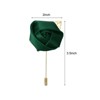 Unique Bargains Wedding Ceremony Anniversary Groom Silk Metal Rose Boutonnieres 24 Pcs - 2 of 3