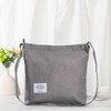 Generic Women's Large Size Canvas Shoulder Bag Hobo Crossbody Handbag Casual Tote Light Grey - 4 of 4