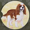 E & S Imports 2.5 Inch Cavalier King Charles (Tan)Car Coaster Super Absorbent Coasters - 3 of 3